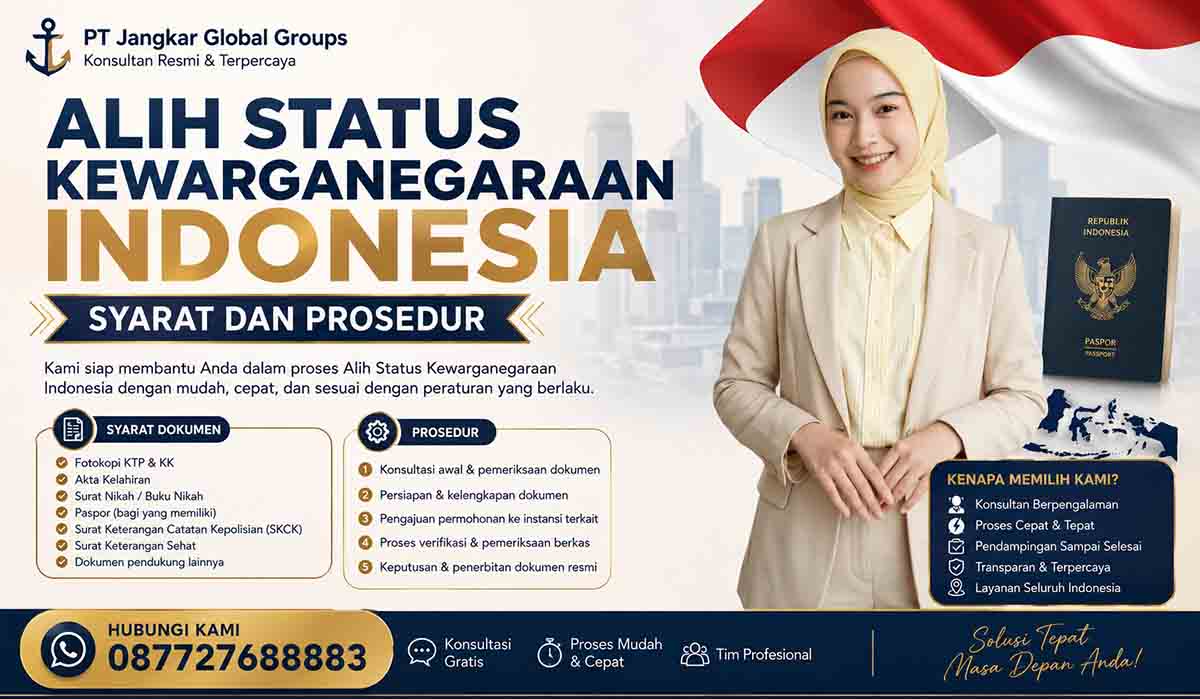 Alih Status Kewarganegaraan Indonesia Syarat dan Prosedur