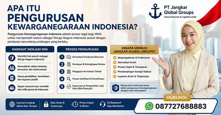 Apa Itu Pengurusan Kewarganegaraan Indonesia
