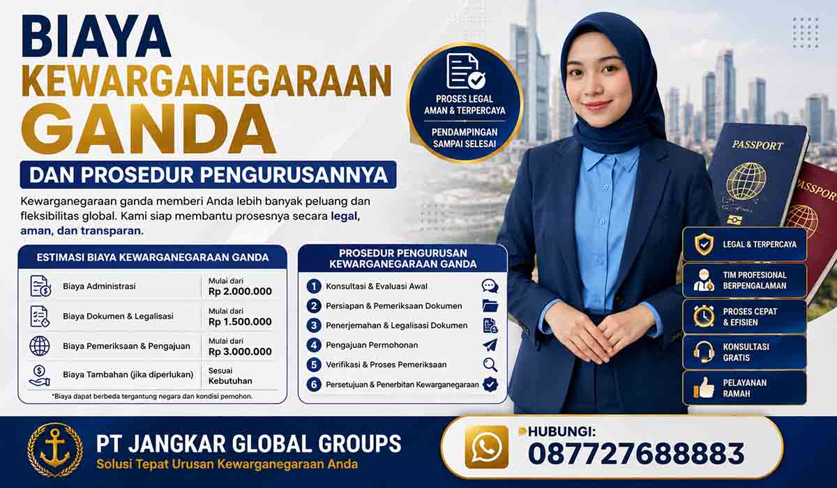 Biaya Kewarganegaraan Ganda dan Prosedur Pengurusannya