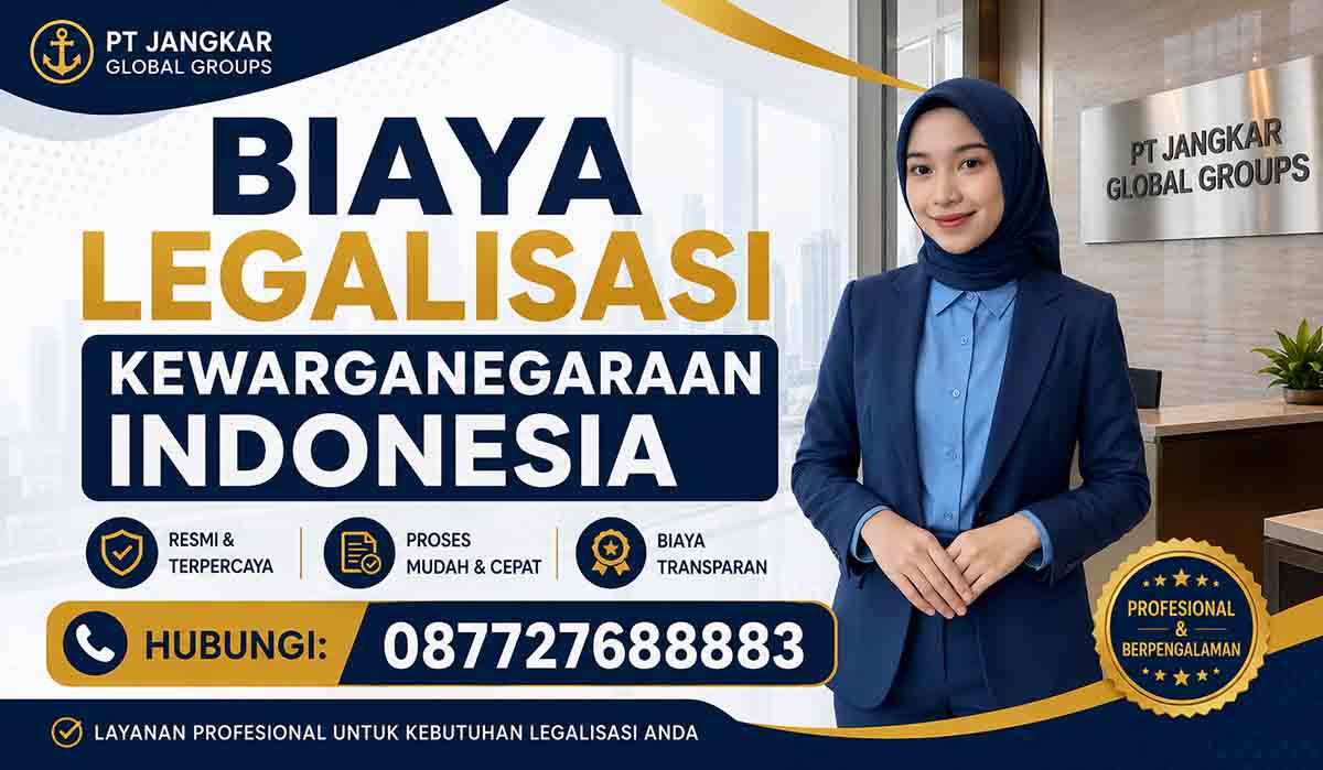 Biaya Legalisasi Kewarganegaraan Indonesia