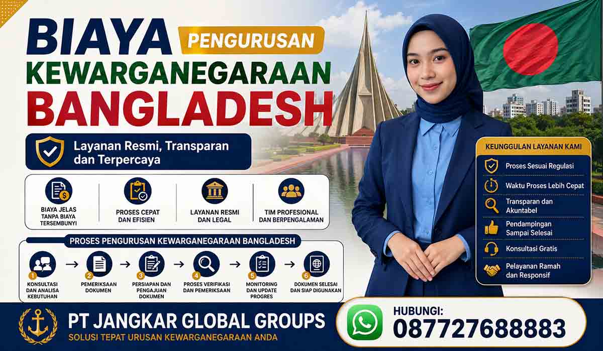 Biaya Pengurusan Kewarganegaraan Bangladesh