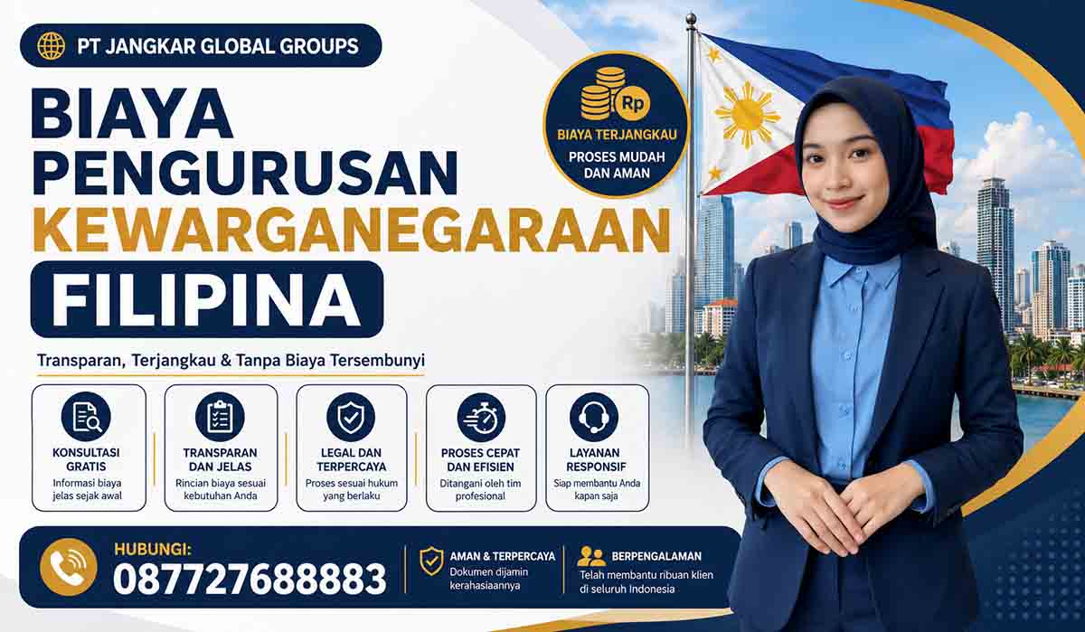 Biaya Pengurusan Kewarganegaraan Filipina