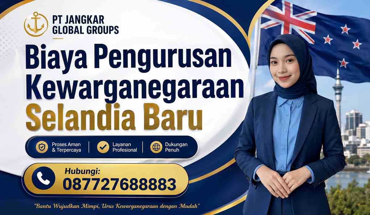 Biaya Pengurusan Kewarganegaraan Selandia Baru
