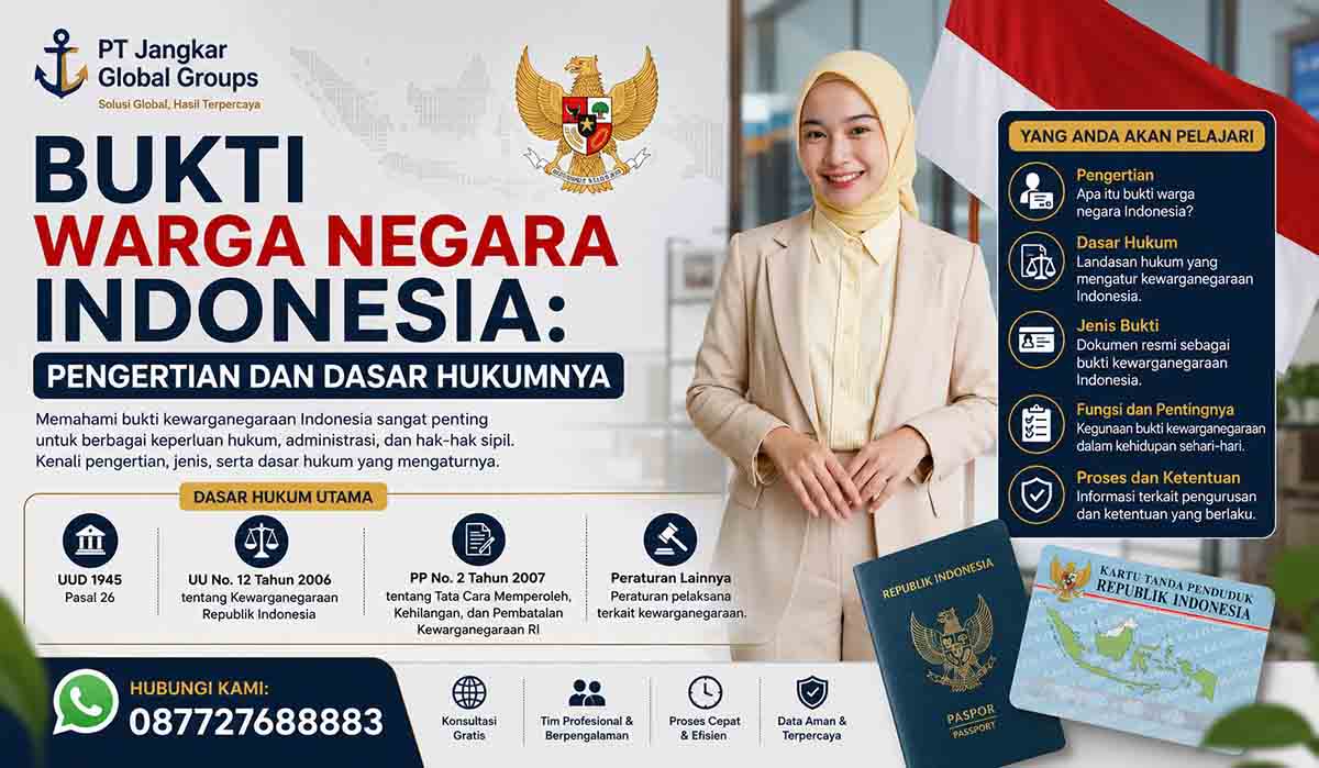 Bukti Warga Negara Indonesia: Pengertian dan Dasar Hukumnya