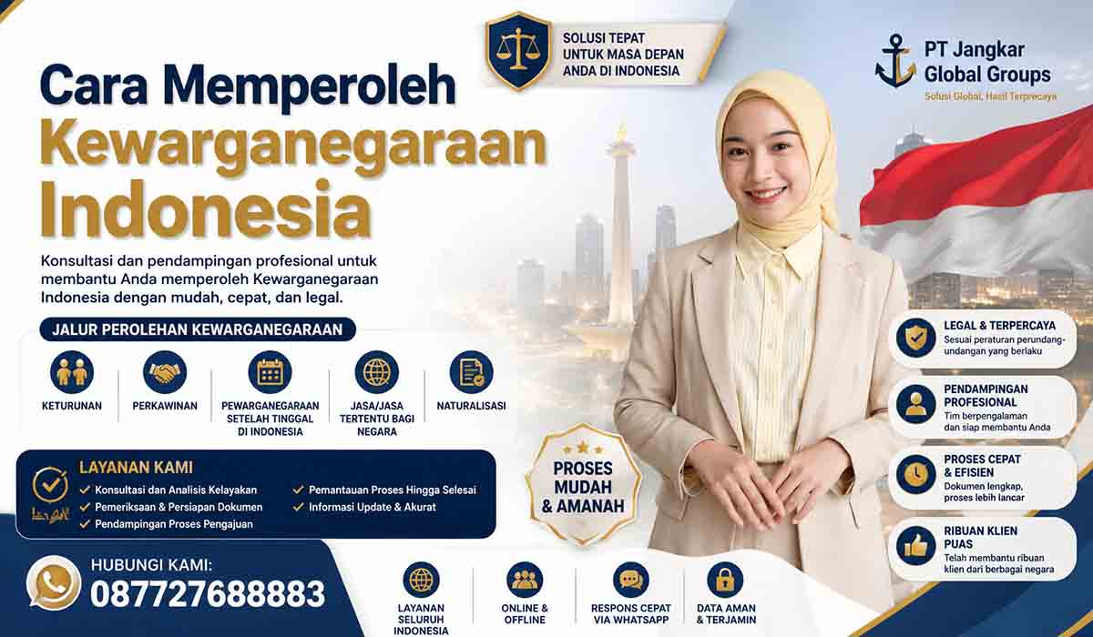 Cara Memperoleh Kewarganegaraan Indonesia