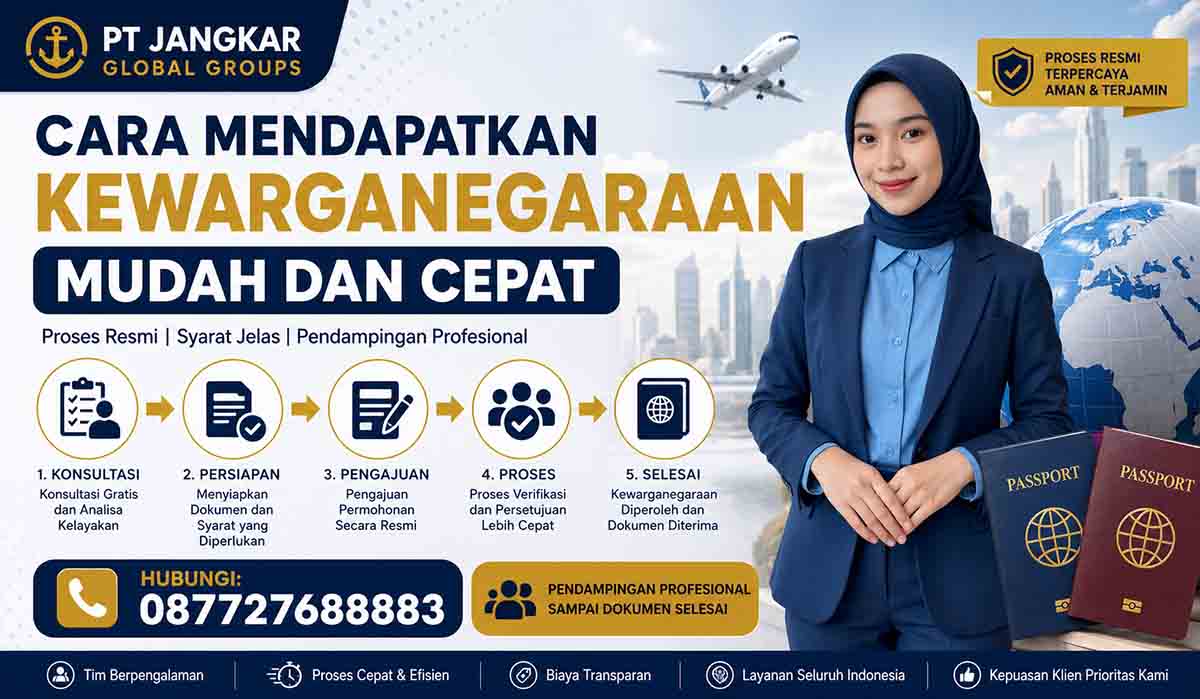 Cara Mendapatkan Kewarganegaraan Mudah dan Cepat