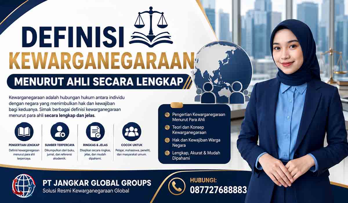 Definisi Kewarganegaraan Menurut Ahli Secara Lengkap