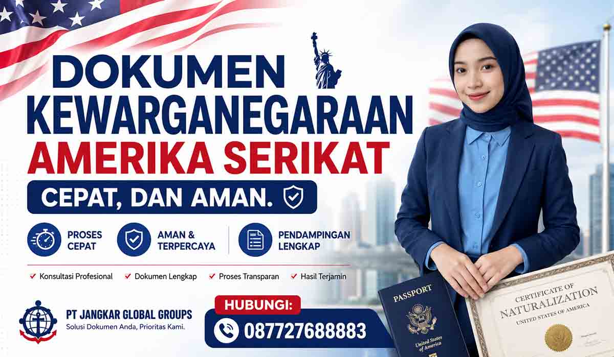 Dokumen Kewarganegaraan Amerika Serikat Cepat, dan Aman