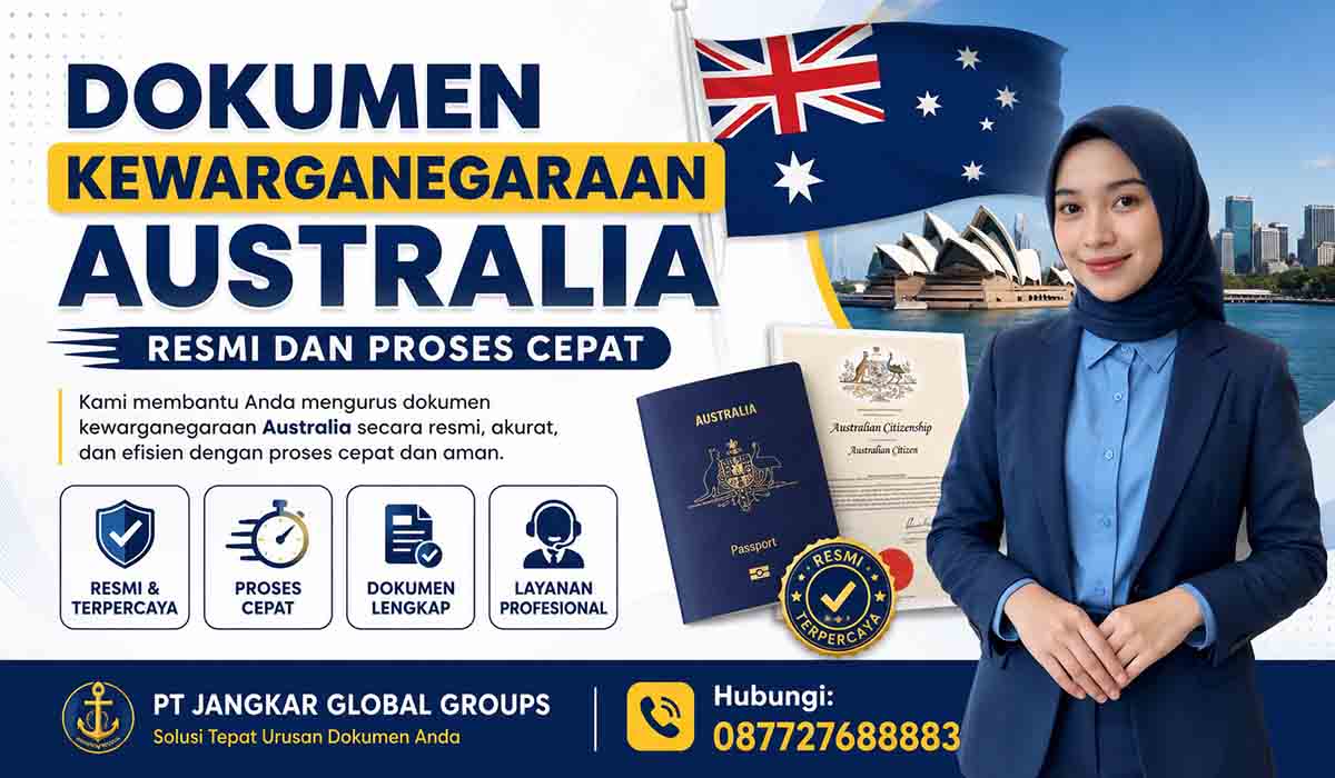 Dokumen Kewarganegaraan Australia Resmi dan Proses Cepat
