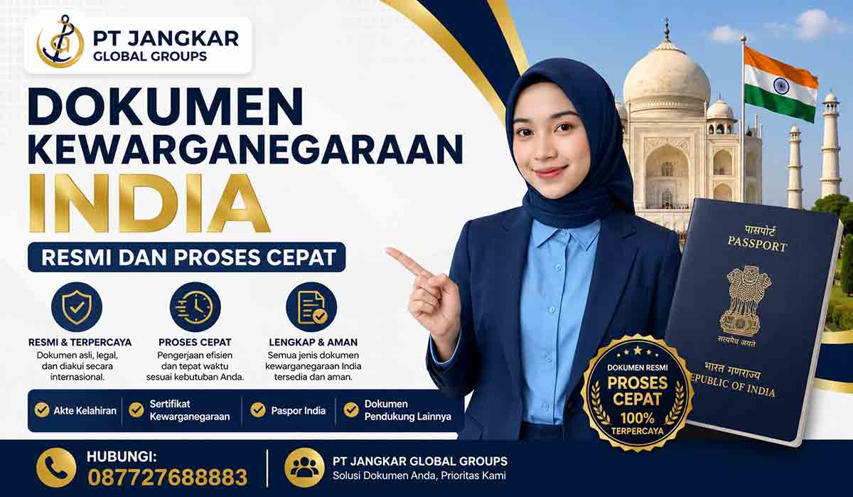 Dokumen Kewarganegaraan India Resmi dan Proses Cepat