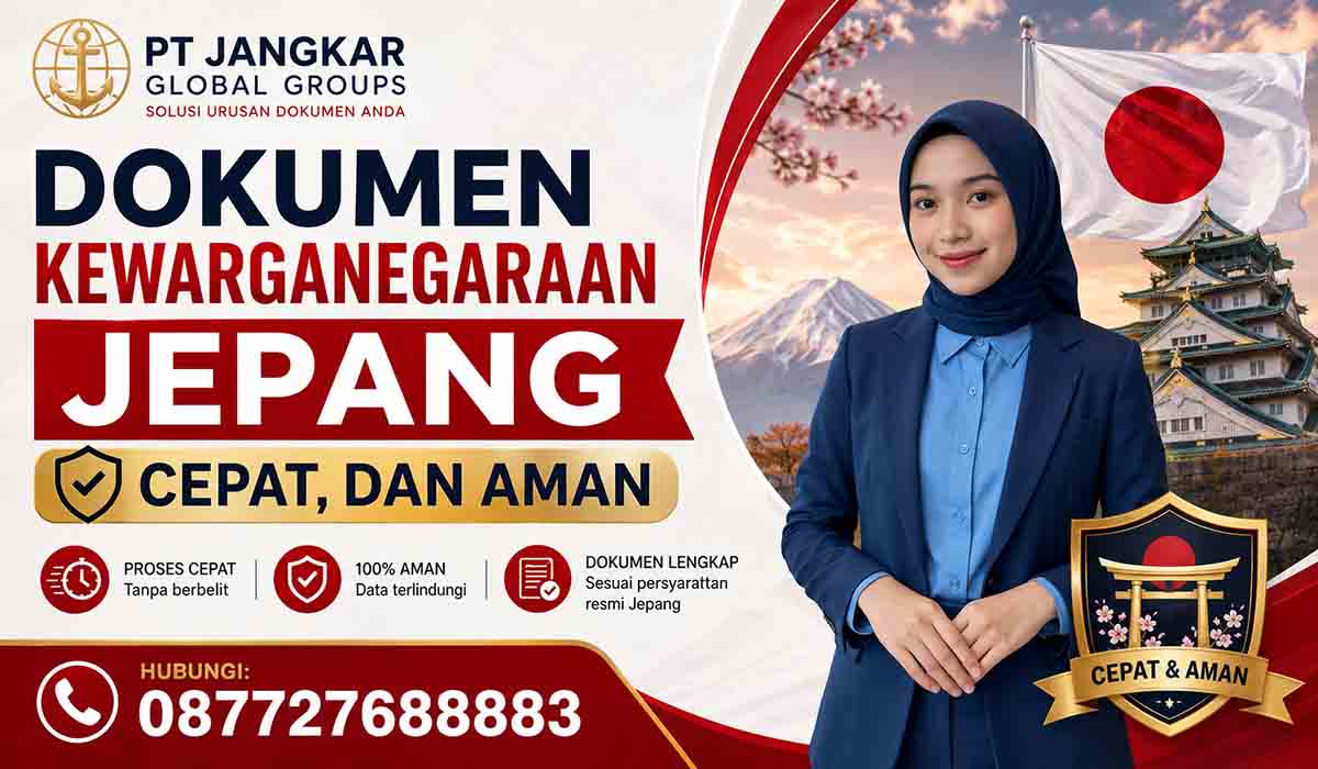 Dokumen Kewarganegaraan Jepang Cepat, dan Aman