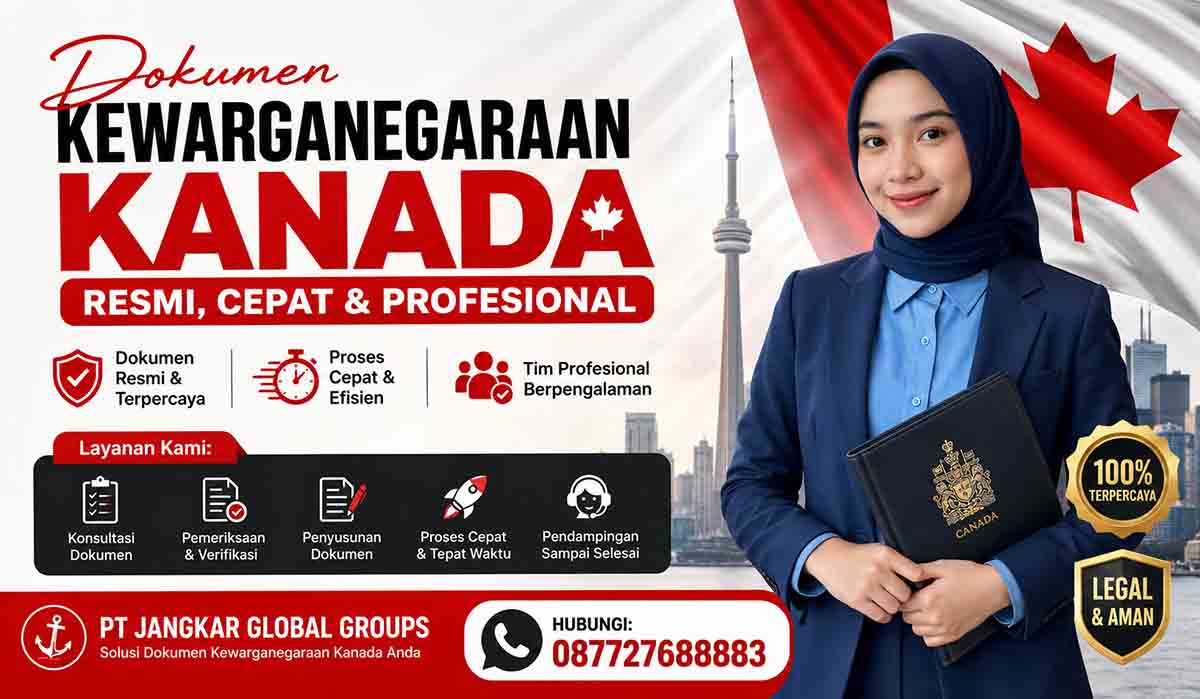 Dokumen Kewarganegaraan Kanada Resmi, Cepat & Profesional
