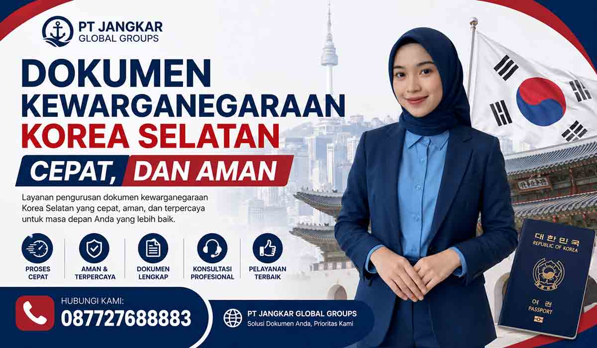 Dokumen Kewarganegaraan Korea Selatan Cepat, dan Aman