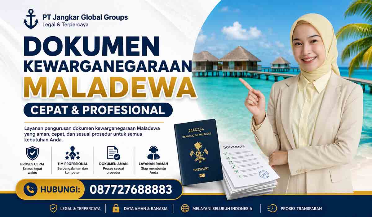 Dokumen Kewarganegaraan Maladewa Cepat & Profesional