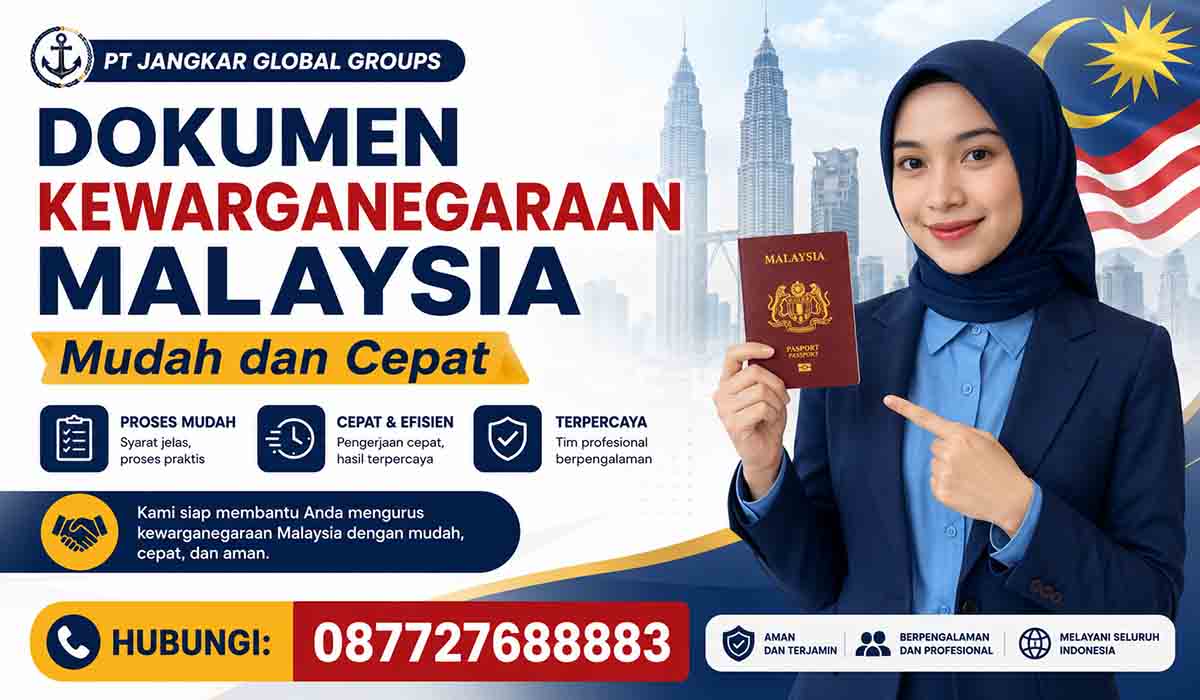 Dokumen Kewarganegaraan Malaysia Mudah dan Cepat