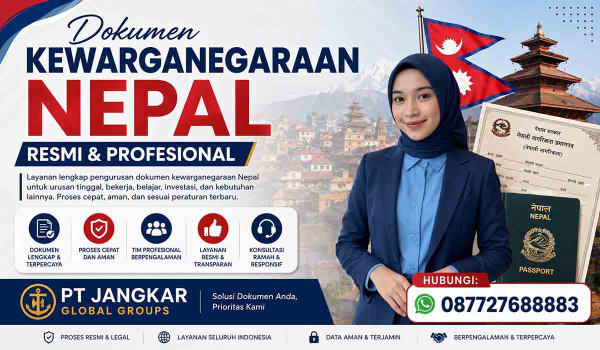 Dokumen Kewarganegaraan Nepal Resmi & Profesional