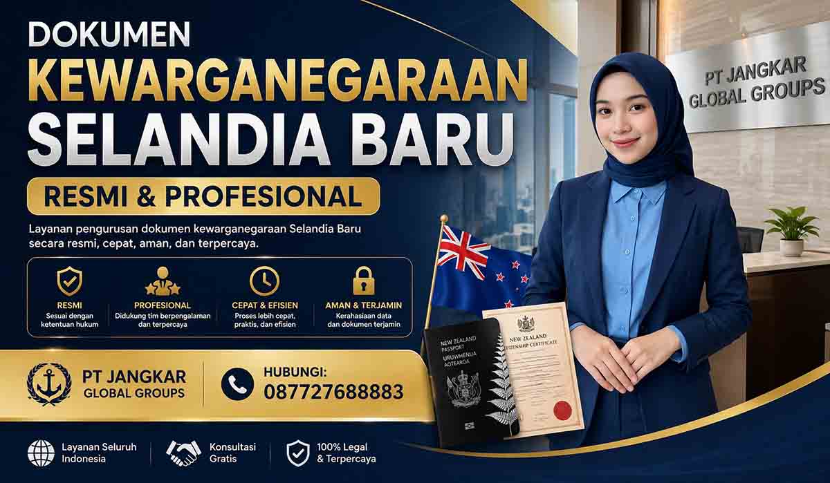 Dokumen Kewarganegaraan Selandia Baru Resmi & Profesional