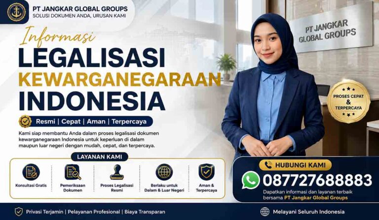 Informasi Legalisasi Kewarganegaraan Indonesia
