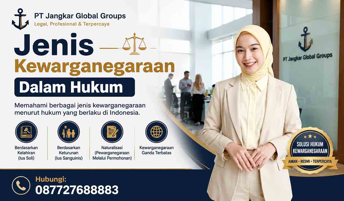 Jenis Kewarganegaraan Dalam Hukum