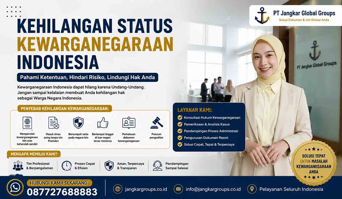Kehilangan Status Kewarganegaraan Indonesia