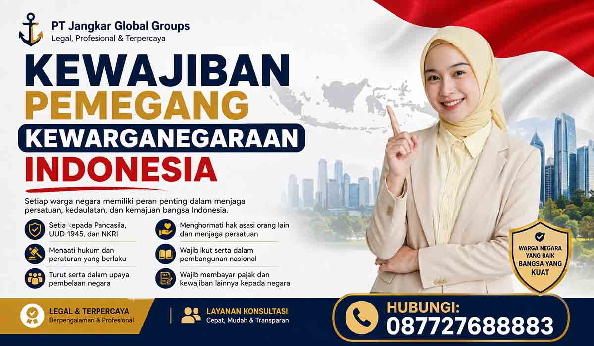 Kewajiban Pemegang Kewarganegaraan Indonesia