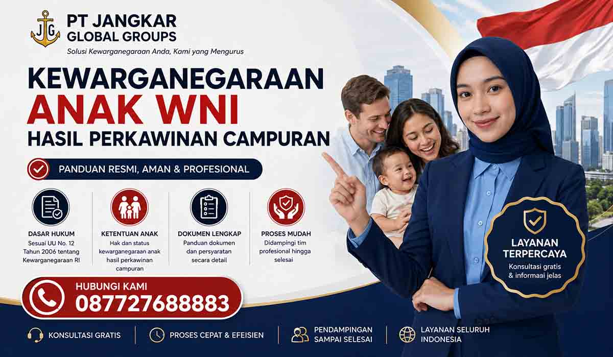 Kewarganegaraan Anak WNI Hasil Perkawinan Campuran