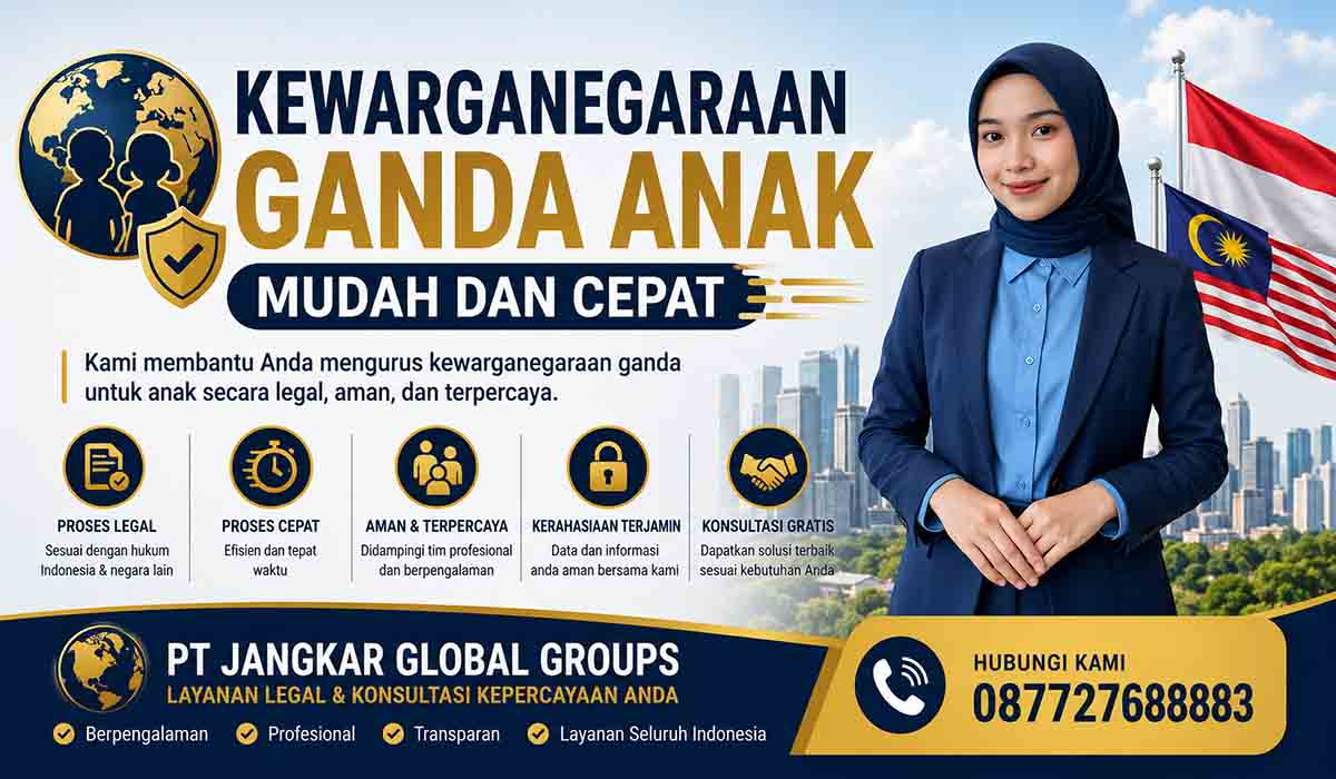 Kewarganegaraan Ganda Anak Mudah dan Cepat