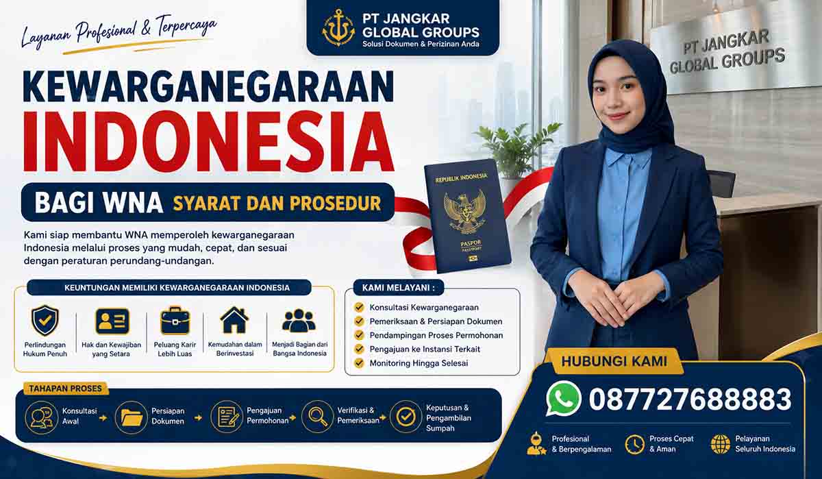 Kewarganegaraan Indonesia bagi WNA Syarat dan Prosedur