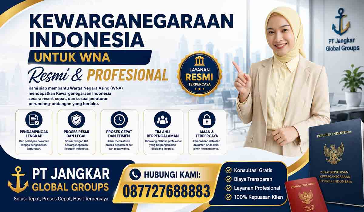 Kewarganegaraan Indonesia untuk WNA Resmi dan Profesional