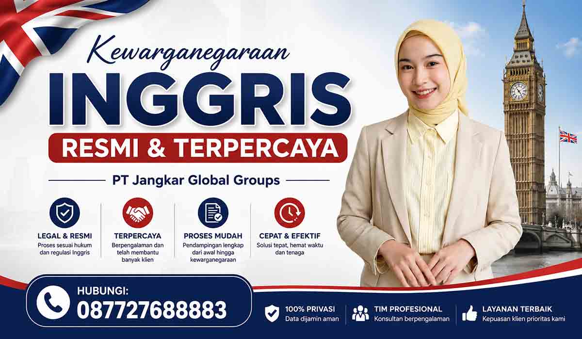 Kewarganegaraan Inggris Resmi & Terpercaya