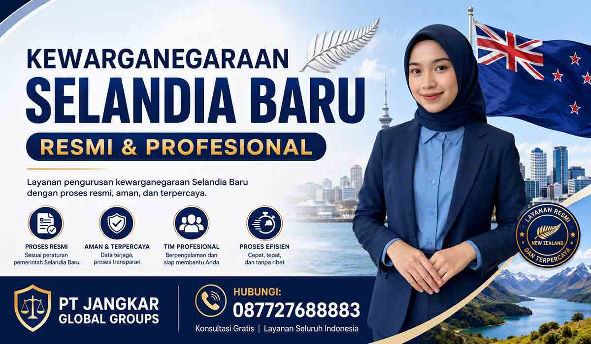 Kewarganegaraan Selandia Baru Resmi & Profesional