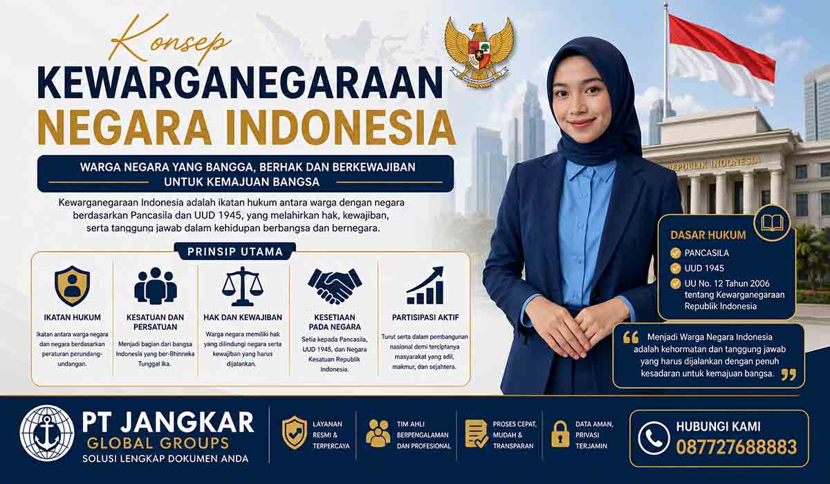 Konsep Kewarganegaraan Negara Indonesia