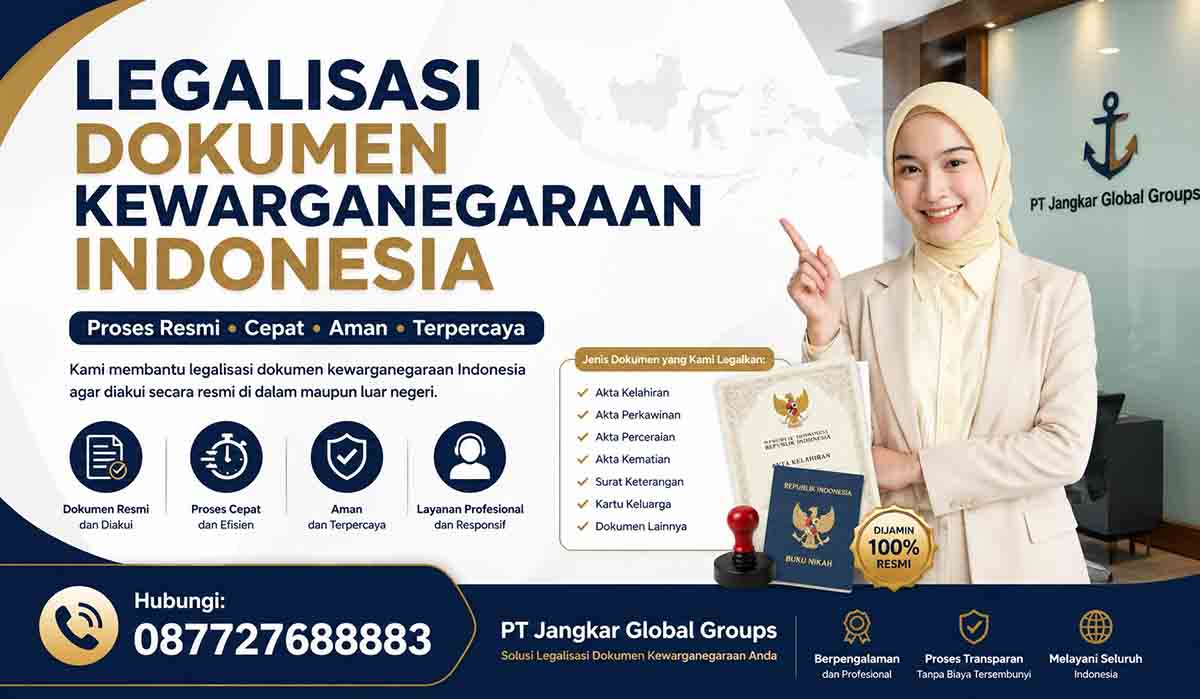 Legalisasi Dokumen Kewarganegaraan Indonesia