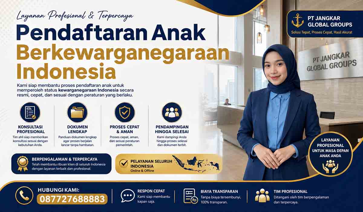Pendaftaran Anak Berkewarganegaraan Indonesia
