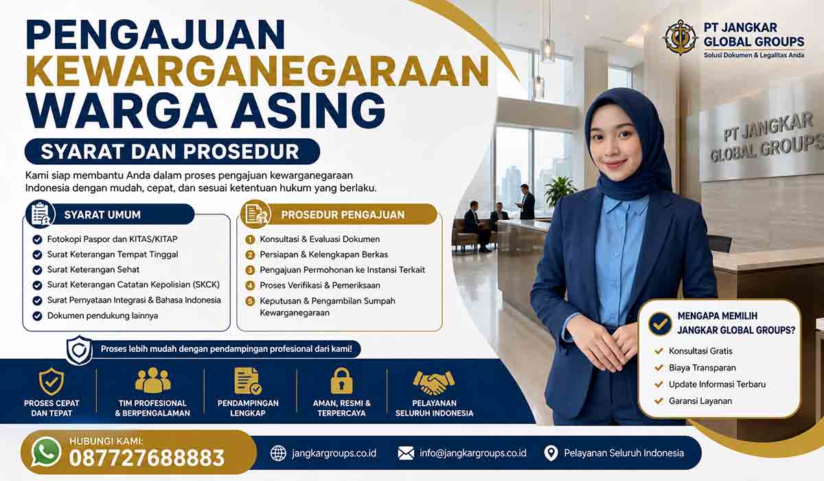 Pengajuan Kewarganegaraan Warga Asing Syarat dan Prosedur
