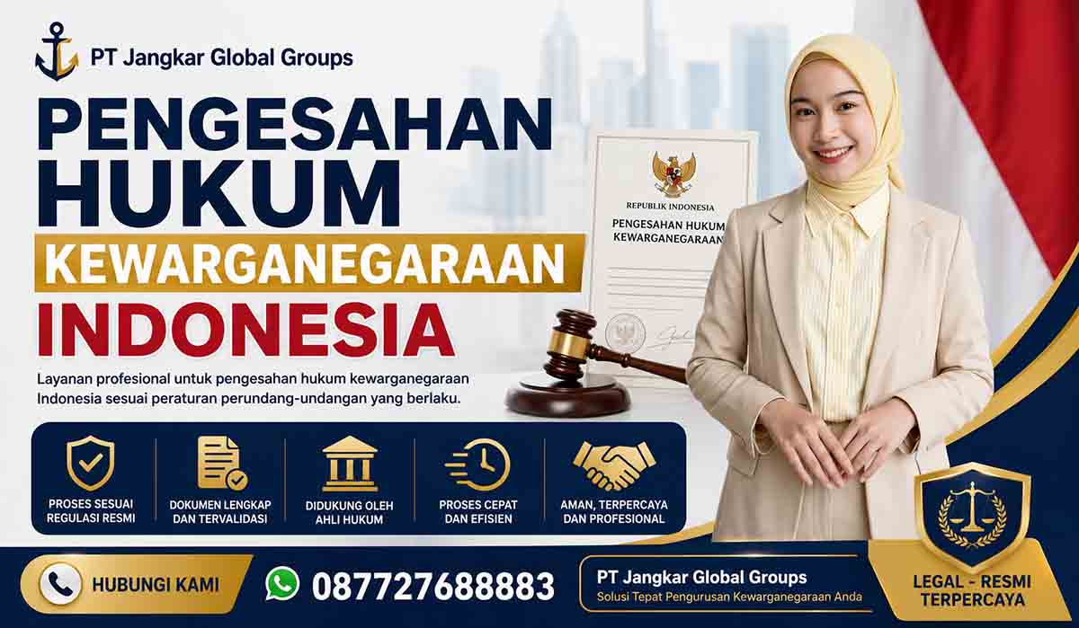 Pengesahan Hukum Kewarganegaraan Indonesia
