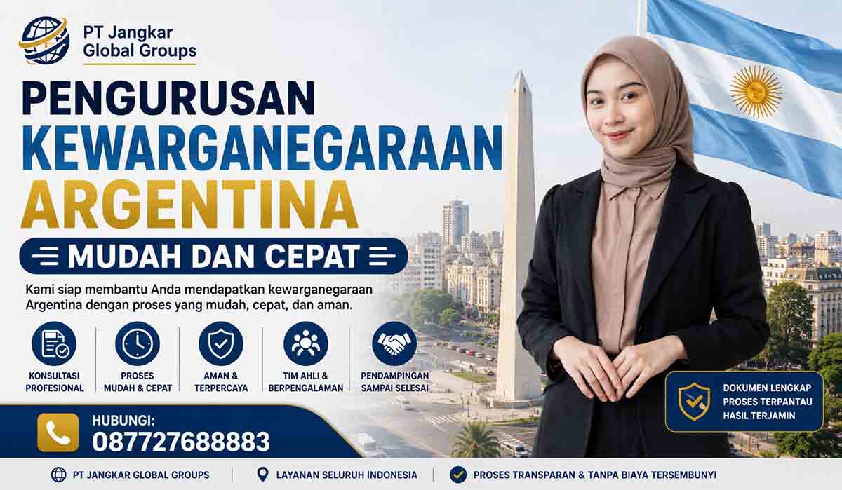 Pengurusan Kewarganegaraan Argentina Mudah dan Cepat