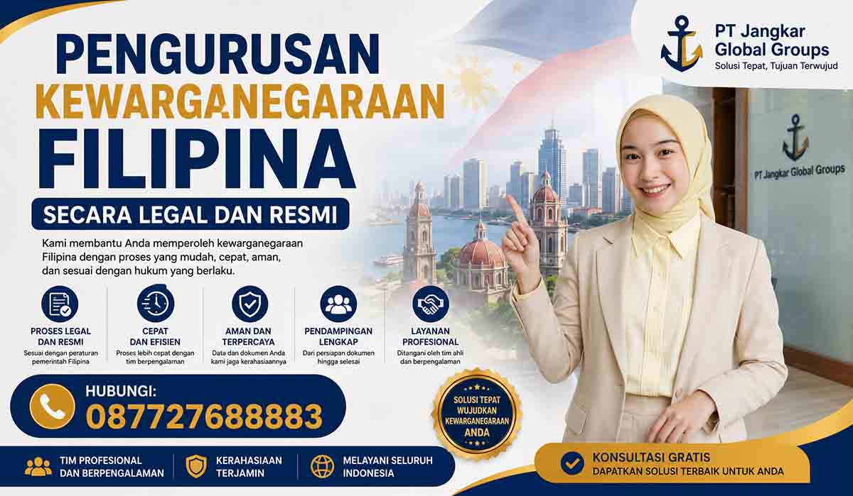Pengurusan Kewarganegaraan Filipina Secara Legal dan Resmi
