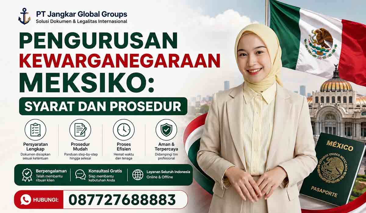 Pengurusan Kewarganegaraan Meksiko: Syarat dan Prosedur