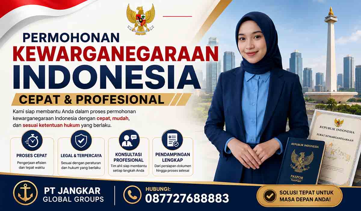 Permohonan Kewarganegaraan Indonesia Cepat & Profesional