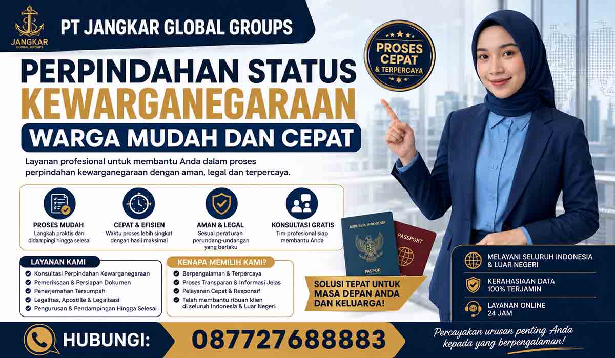 Perpindahan Status Kewarganegaraan Warga Mudah dan Cepat