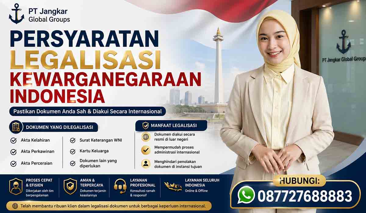 Persyaratan Legalisasi Kewarganegaraan Indonesia