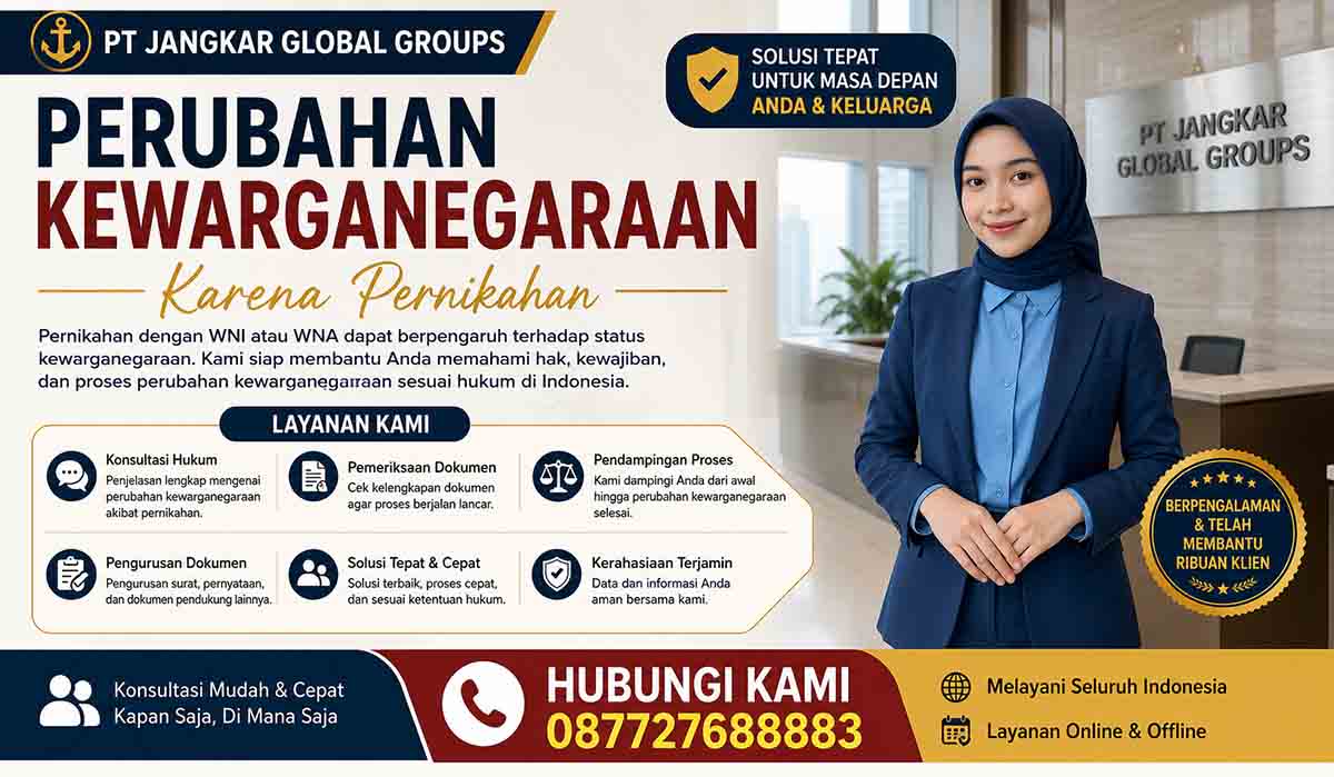Perubahan Kewarganegaraan Karena Pernikahan