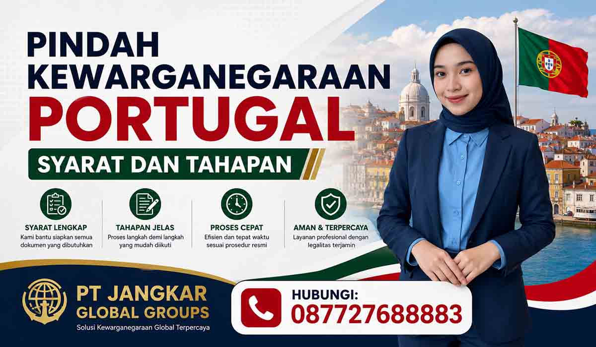 Pindah Kewarganegaraan Portugal Syarat dan Tahapan