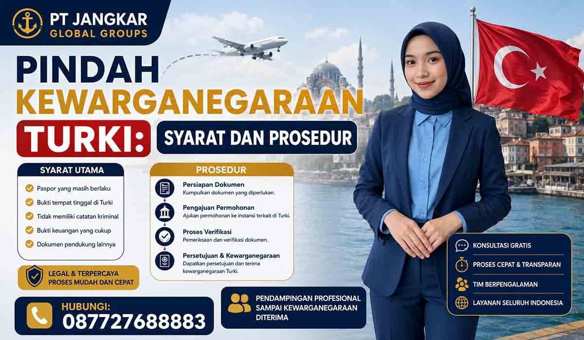 Pindah Kewarganegaraan Turki: Syarat dan Prosedur