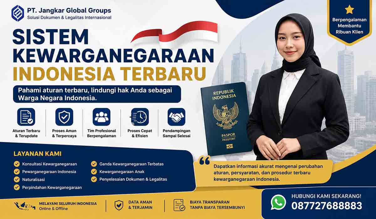 Sistem Kewarganegaraan Indonesia Terbaru
