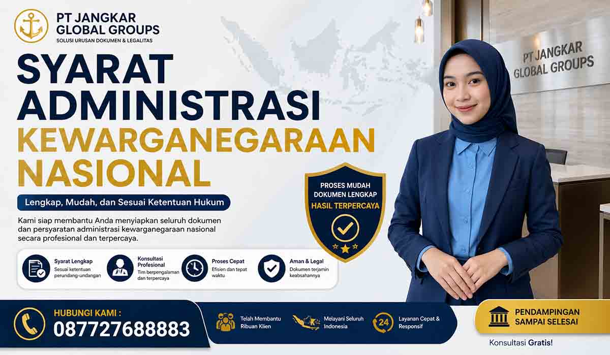 Syarat Administrasi Kewarganegaraan Nasional