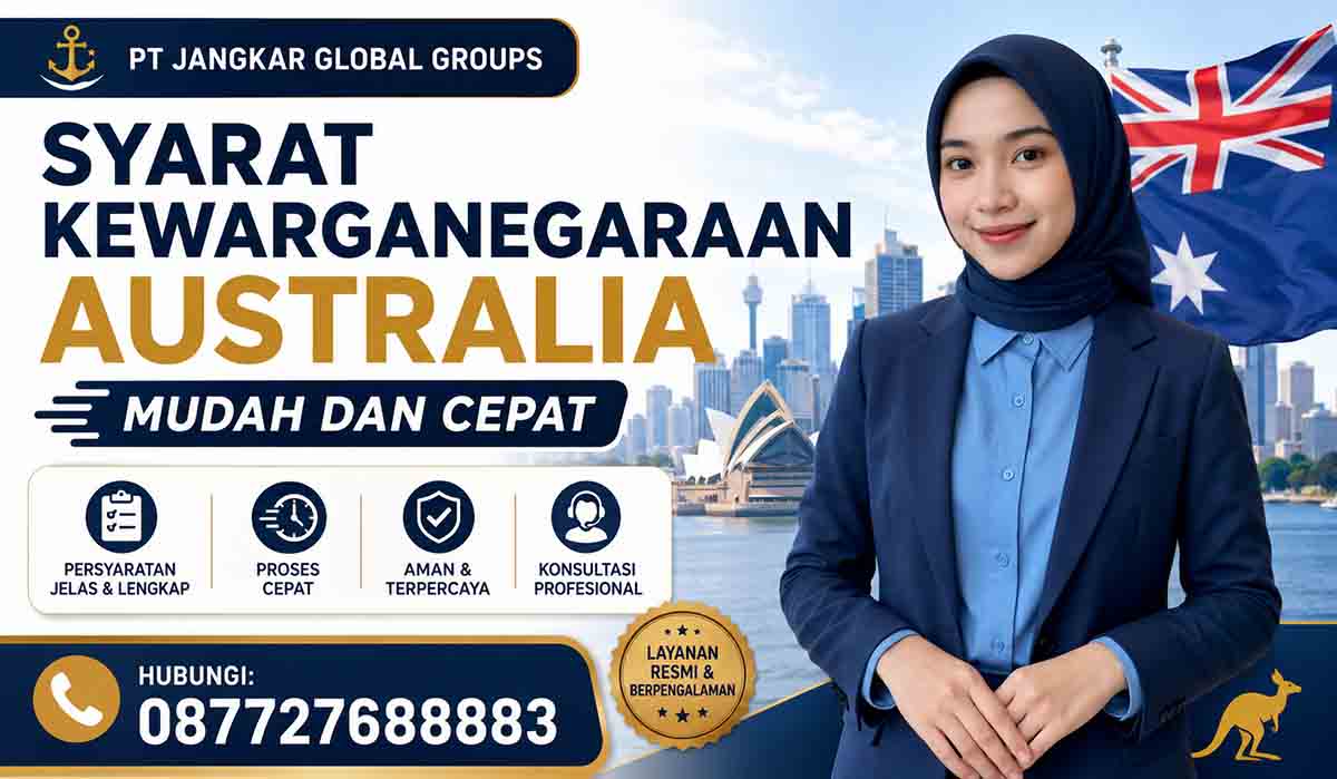 Syarat Kewarganegaraan Australia Mudah dan Cepat