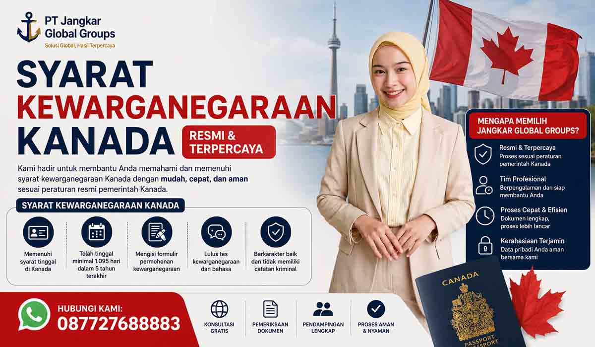 Syarat Kewarganegaraan Kanada Resmi & Terpercaya