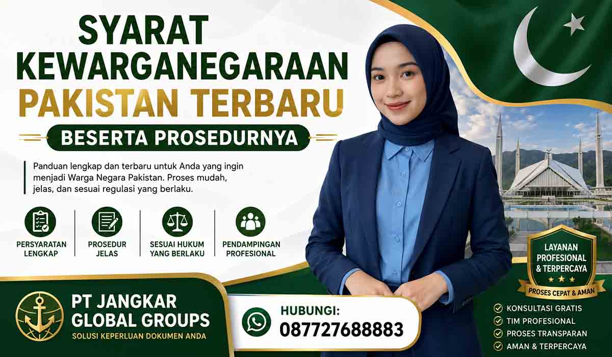 Syarat Kewarganegaraan Pakistan Terbaru Beserta Prosedurnya
